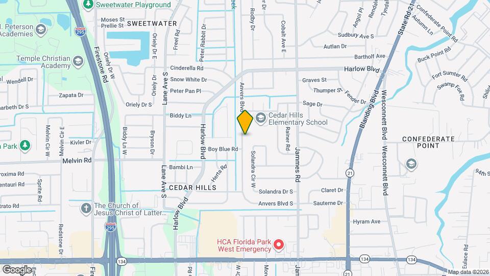 4503 Anvers Blvd Mapa y Detalles de la Ubicación