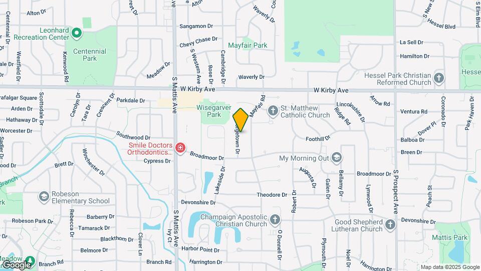 1716 Georgetown Dr Map and Location Details
