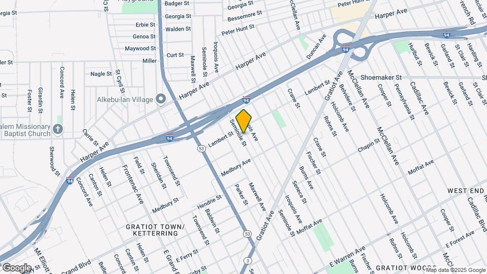 5998 Seminole St Mapa y Detalles de la Ubicación