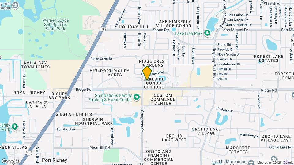 6525 Deeb St Map and Location Details
