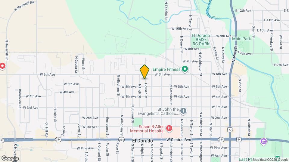 619 Houser Dr Map and Location Details