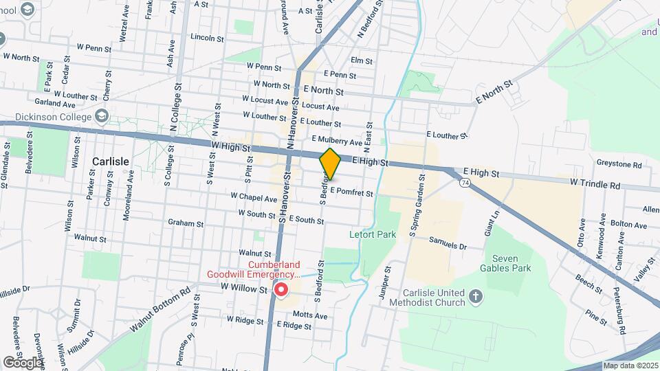 109 E Pomfret St, Unit 2 Mapa y Detalles de la Ubicación
