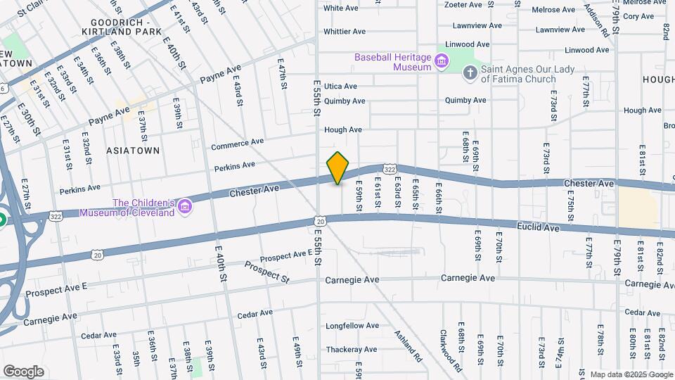 1910 E 57th St Map and Location Details