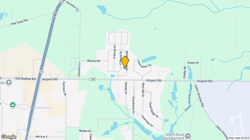 3077 Border Creek Dr Map and Location Details