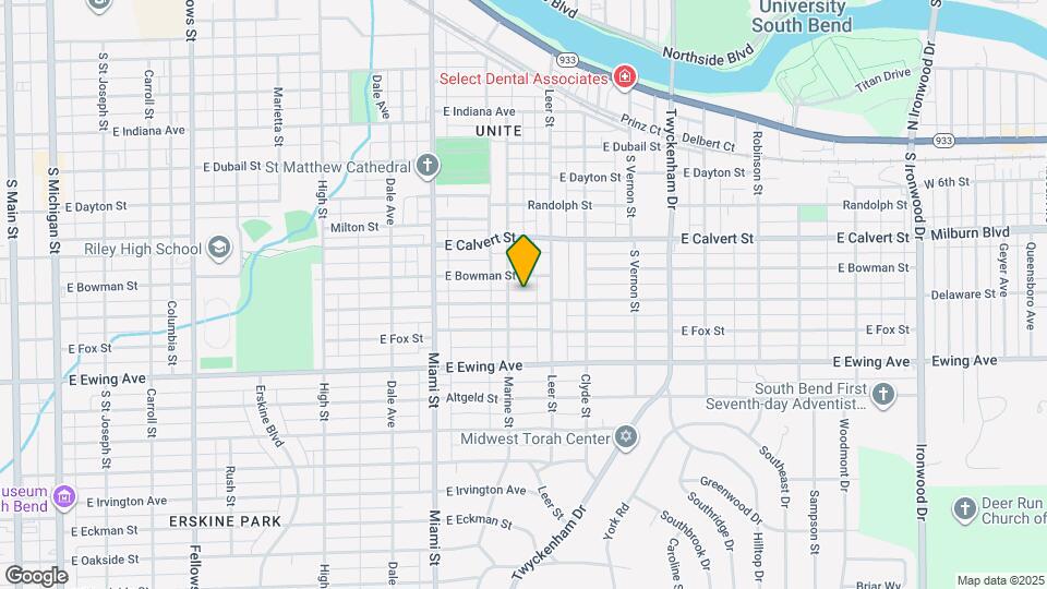 1211 E Donald St Map and Location Details