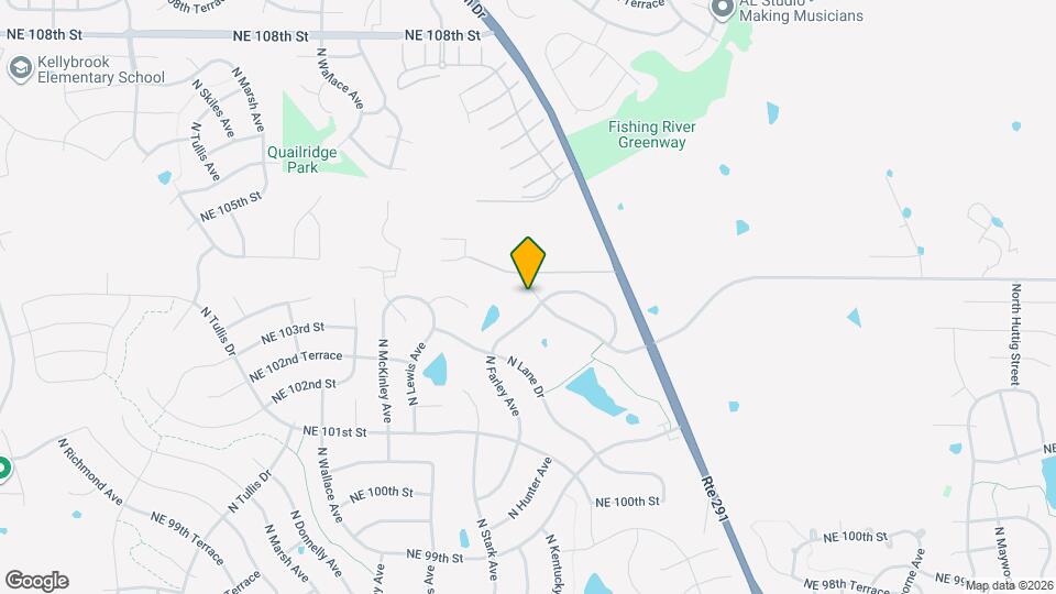 10304 N Ln Ave Map and Location Details