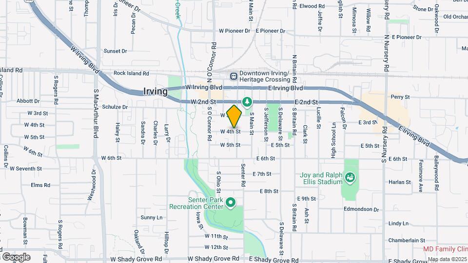 220 W 4th St Map and Location Details