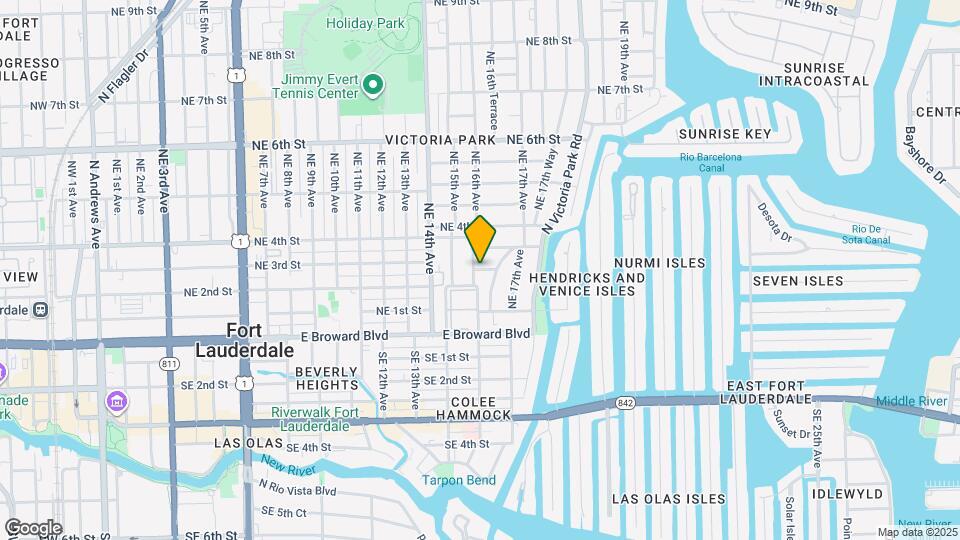 1612 NE 2nd Ct Map and Location Details