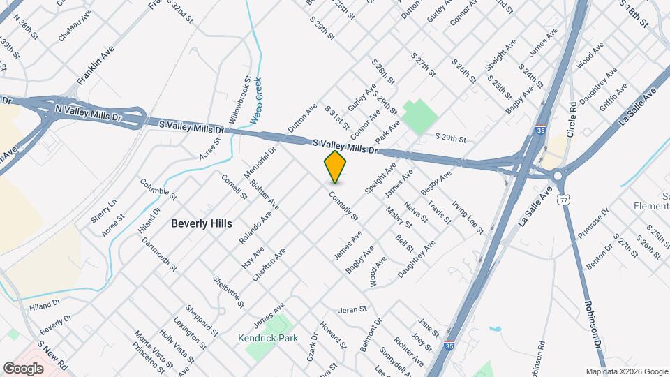 1414 Connally St Map and Location Details