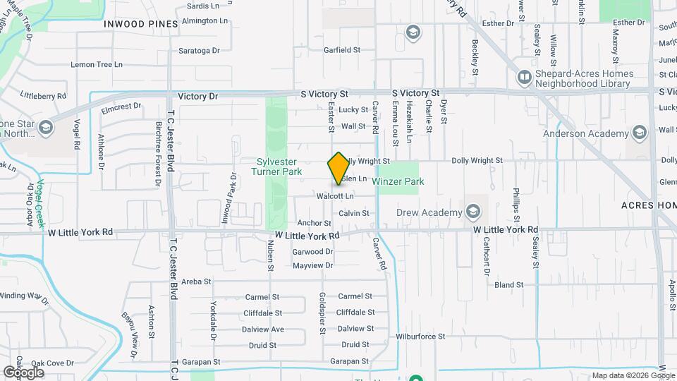 2438 Walcott Ln Mapa y Detalles de la Ubicación
