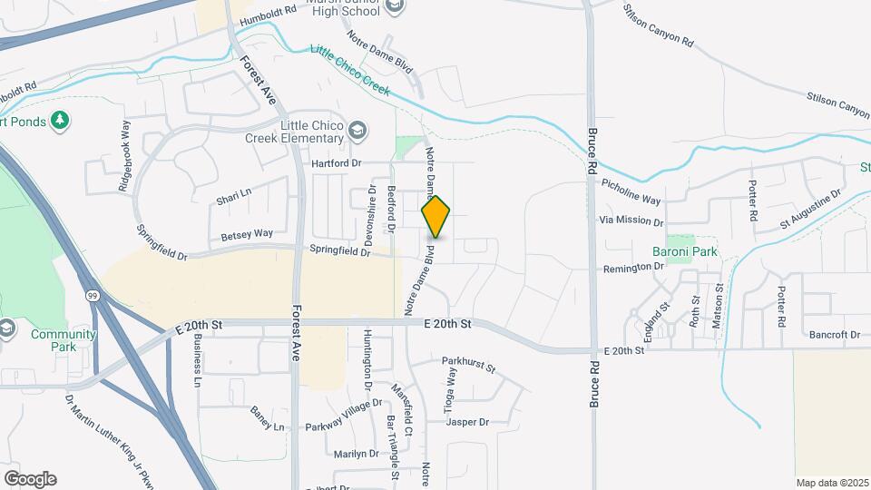 1887 Notre Dame Blvd Map and Location Details