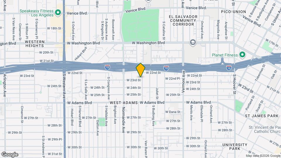 1619 W 23rd St Map and Location Details