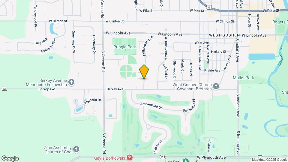 515 S Silverwood Ln Map and Location Details