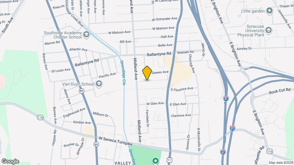 179 Anderson Ave Map and Location Details