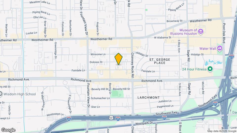 5704 Fairdale Ln Map and Location Details