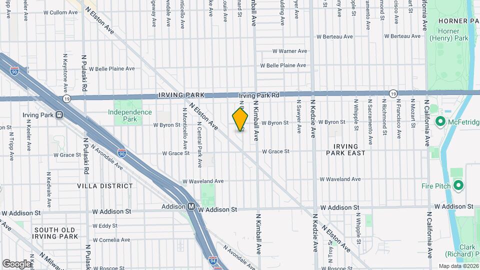 3838 N Bernard St, Unit Unit A Map and Location Details