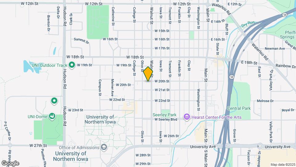 710 W 20th St Map and Location Details