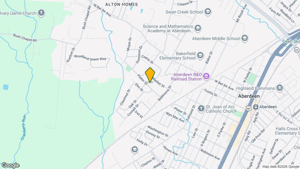 631 Plater St Map and Location Details