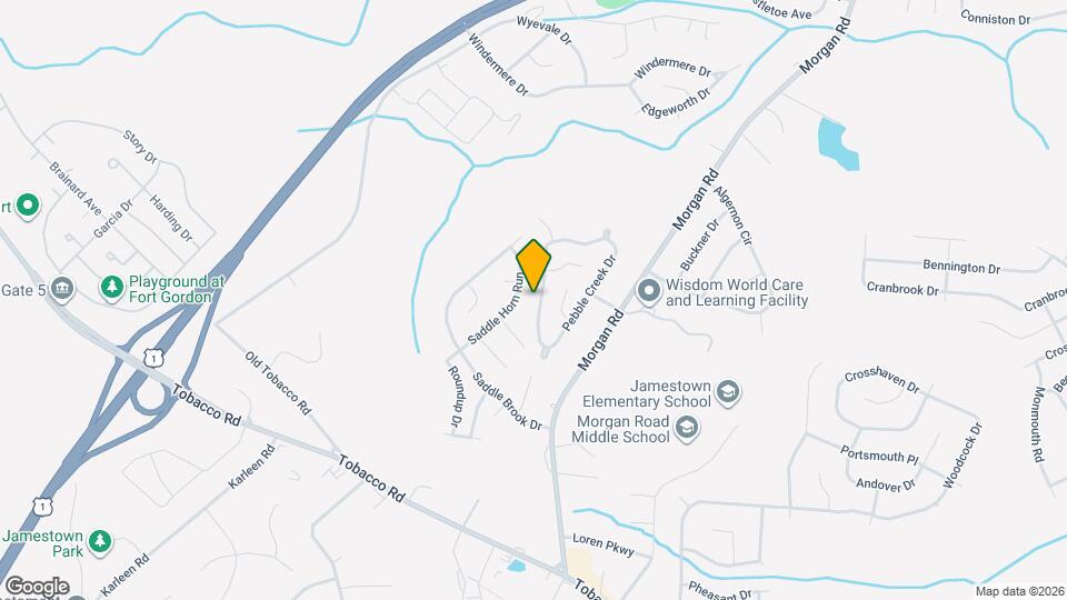 3612 Pebble Creek Dr Map and Location Details
