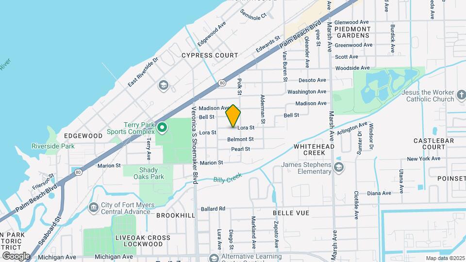3758 Lora St Map and Location Details