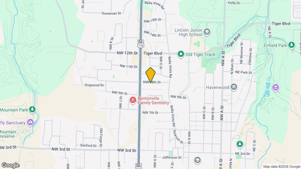 806 NW 10th St Map and Location Details