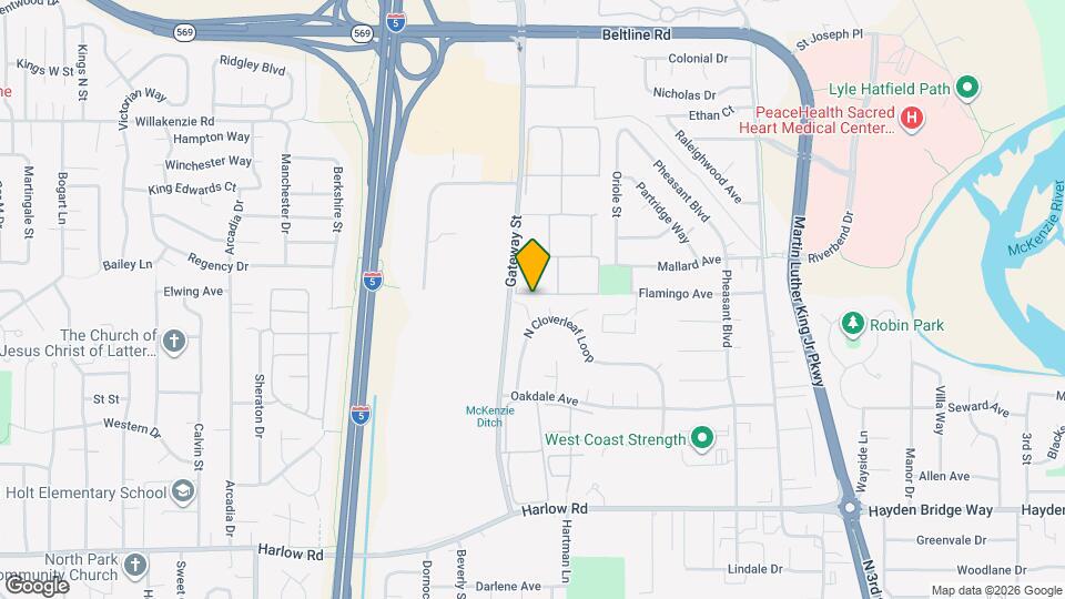 928 N Cloverleaf Loop Map and Location Details