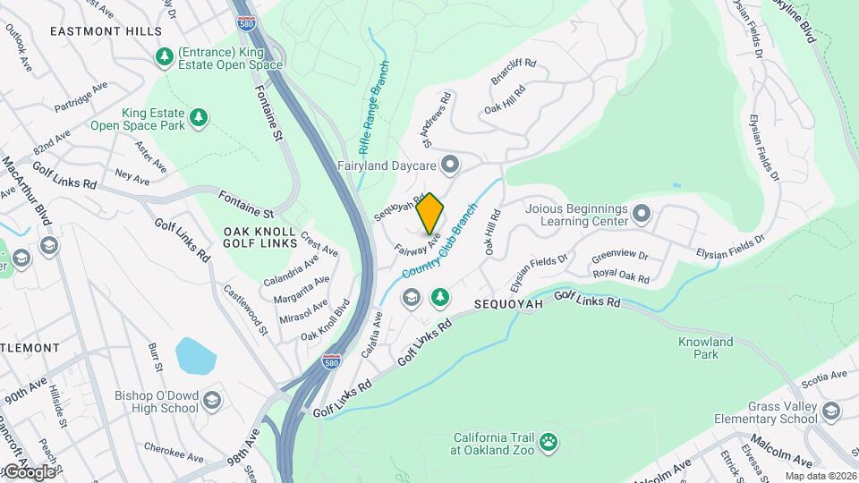 4021 Fairway Ave Map and Location Details