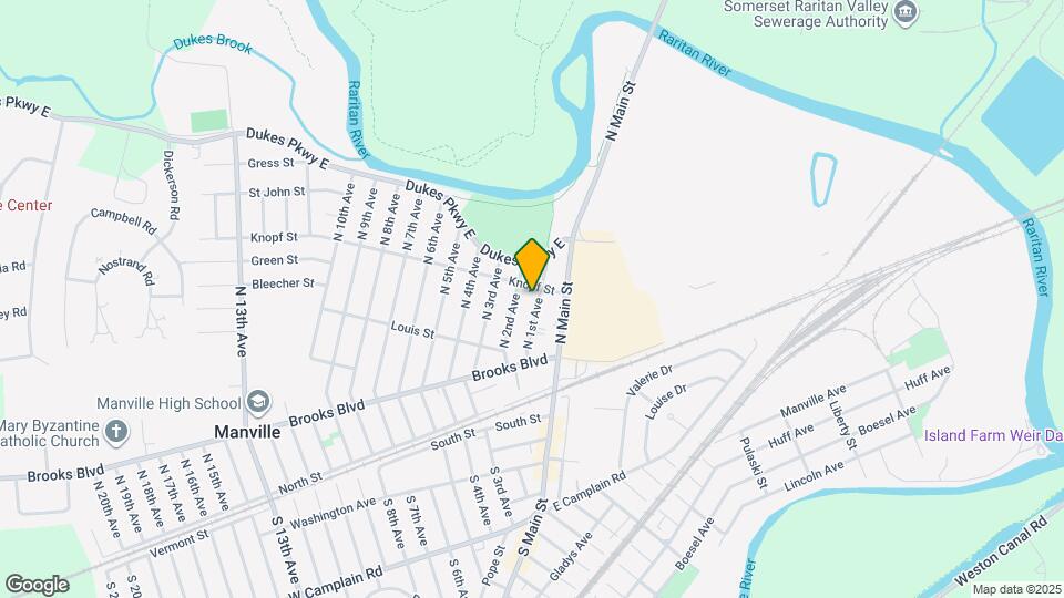 255 N 1st Ave Map and Location Details