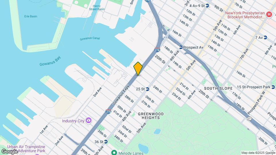 151-157 25th St Mapa y Detalles de la Ubicación