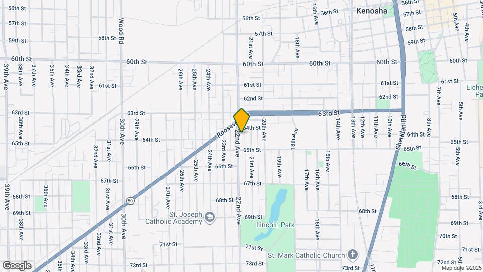 6417 22nd Ave Map and Location Details