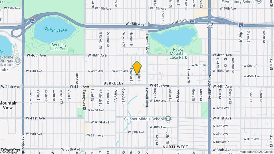 4465 Meade St Map and Location Details