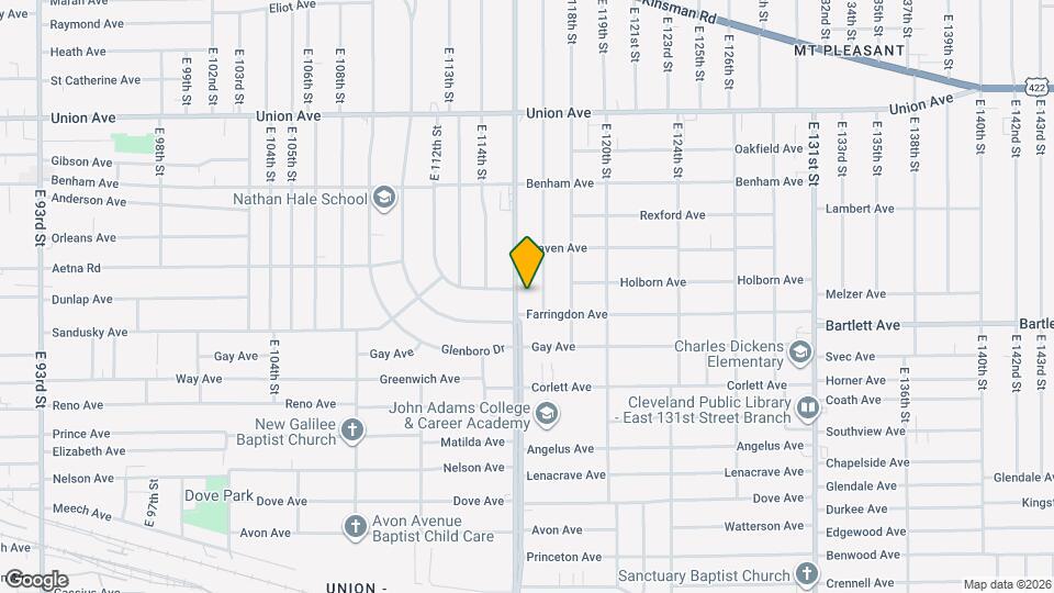 3691 E 116th St Map and Location Details