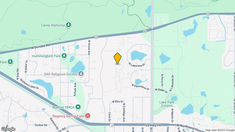 1226 N Knollwood Dr Map and Location Details