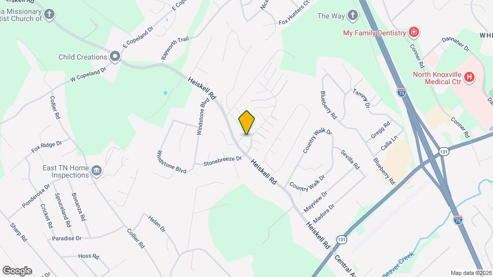 130 Hawthorne Oaks Way Mapa y Detalles de la Ubicación