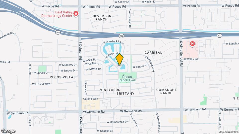 1629 S Ash Dr Map and Location Details