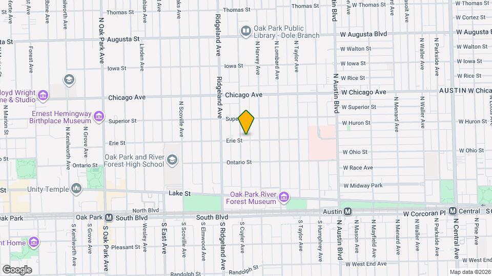 300 N Cuyler Ave, Unit 2 Map and Location Details