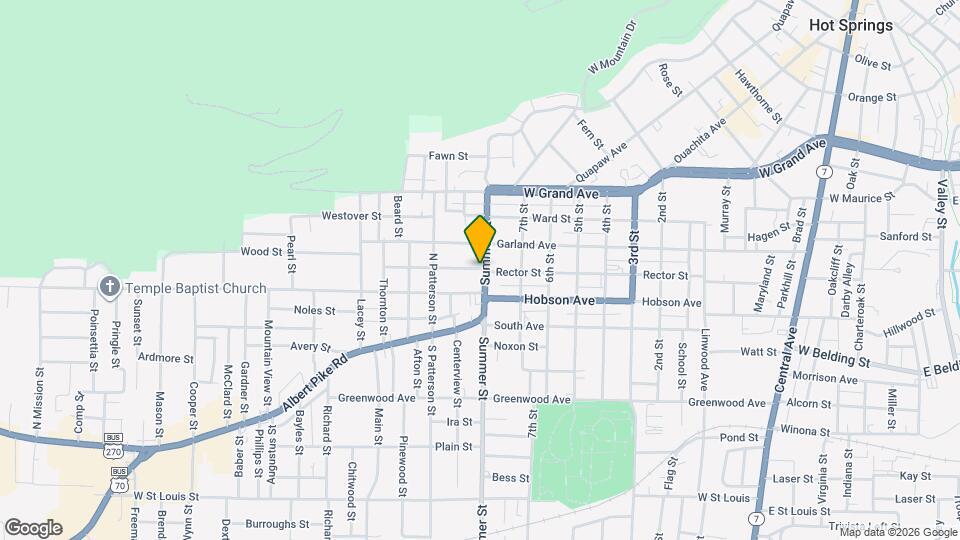 906 Rector St Map and Location Details