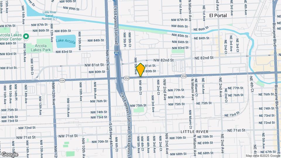 8463 NW 4th Ct Map and Location Details