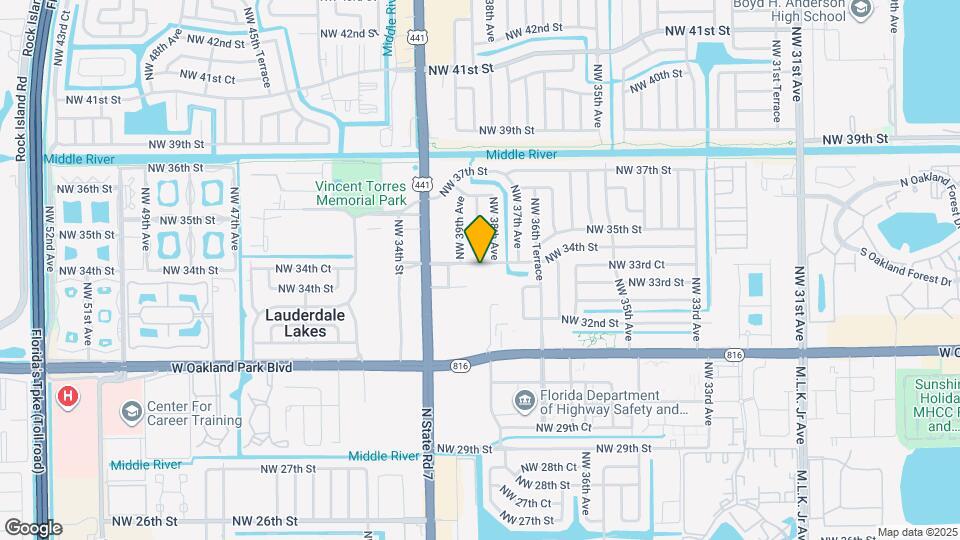 3852 NW 34th St Map and Location Details