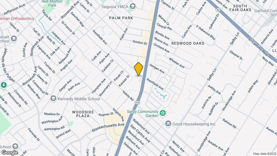 1726 Kentfield Ave Mapa y Detalles de la Ubicación