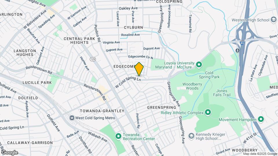 2522 W Cold Spring Ln Map and Location Details