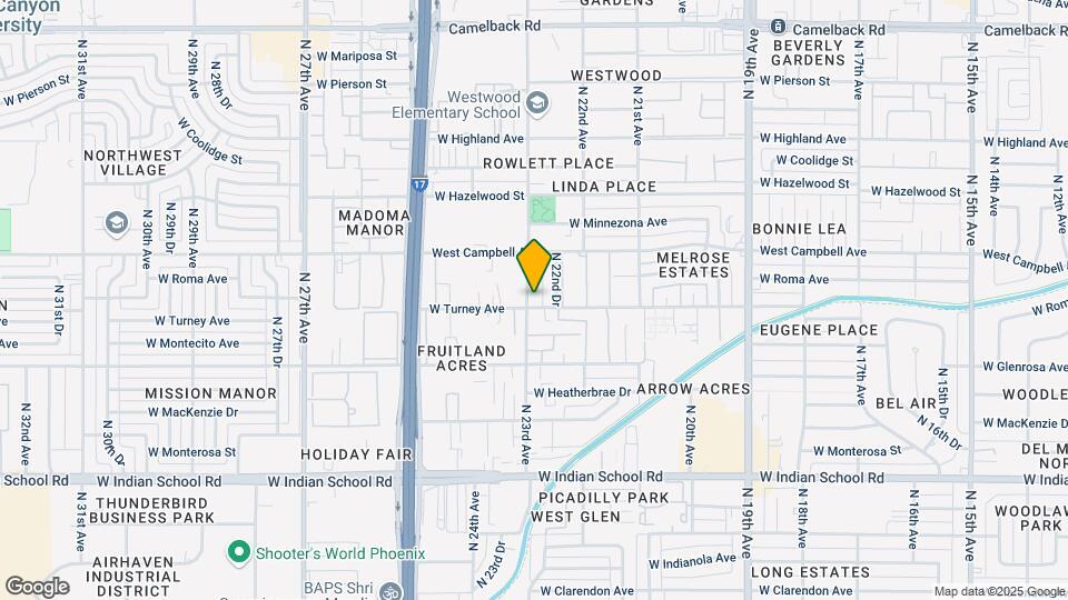 4401 N 23rd Ave Map and Location Details