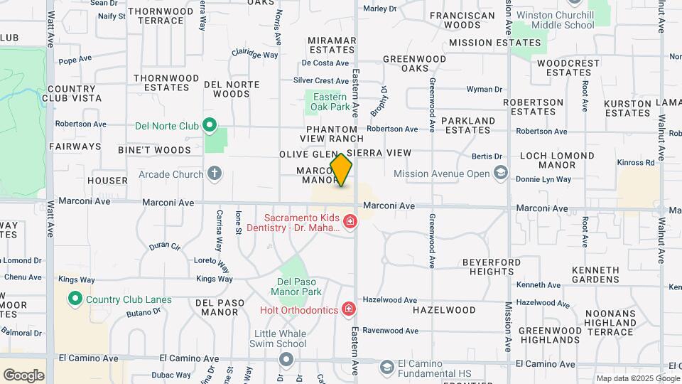 4241 Marconi Ave, Unit 1 Map and Location Details