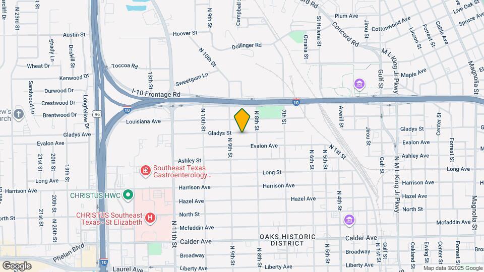 2465 Gladys St Map and Location Details