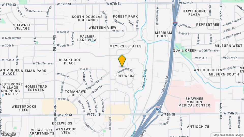 7106 Mastin St Map and Location Details