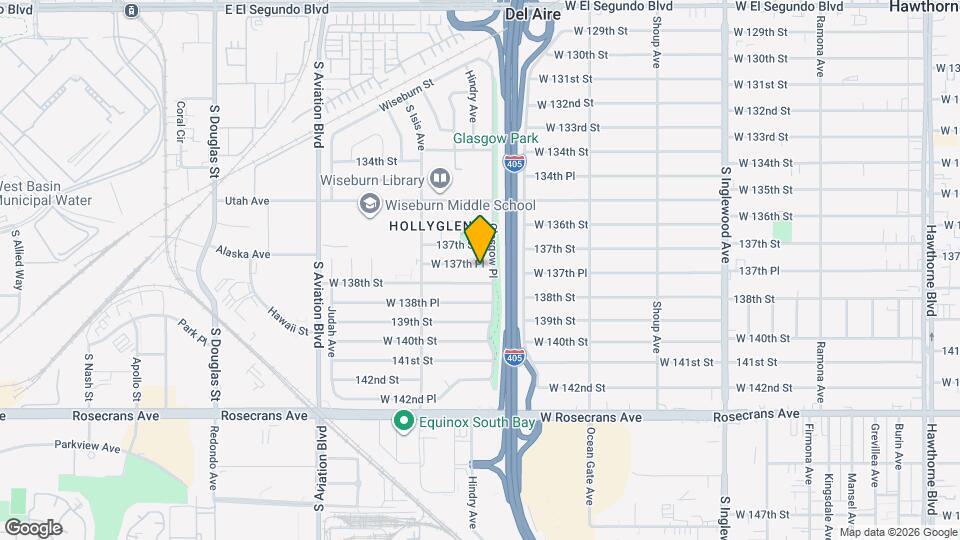 5244 W 137th Pl Map and Location Details