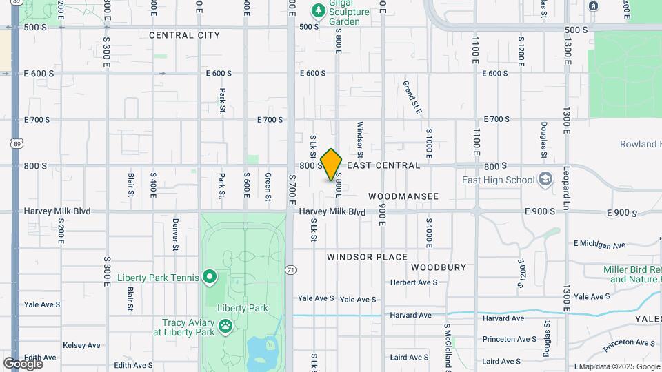 836 S 800 E, Unit 3 Map and Location Details