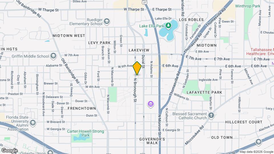 224 W 5th Ave Map and Location Details