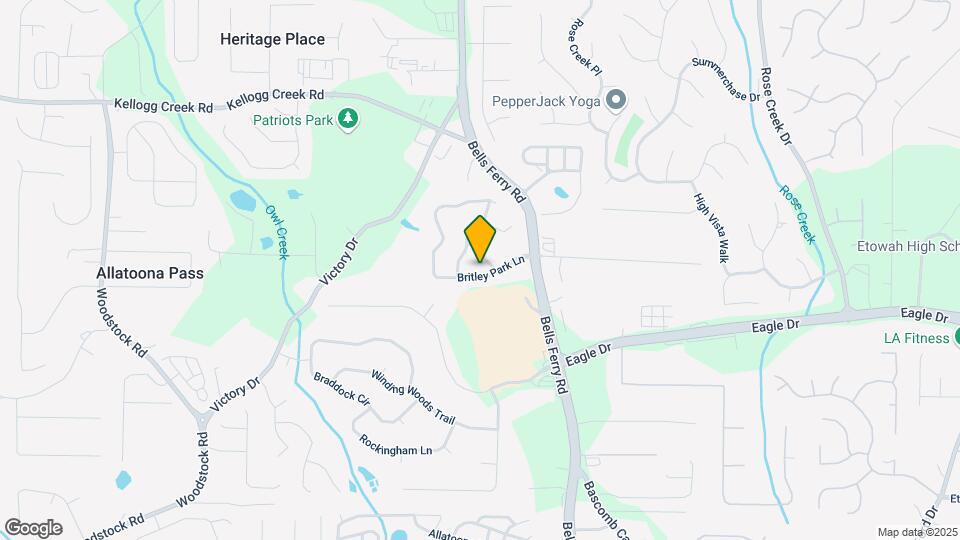 1082 Britley Park Ln Map and Location Details