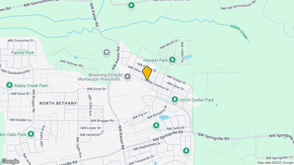 15100 NW Cosmos St Map and Location Details